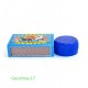PET mikro konteinerio kamštelis mėlynos spalvos (trumpas)