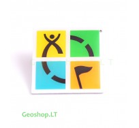 Geocaching logo ženkliukas